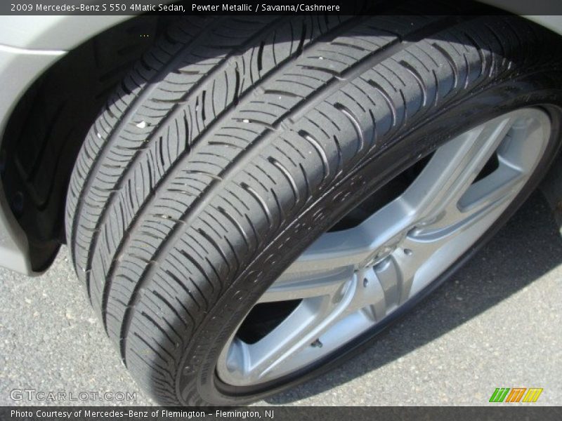 Pewter Metallic / Savanna/Cashmere 2009 Mercedes-Benz S 550 4Matic Sedan