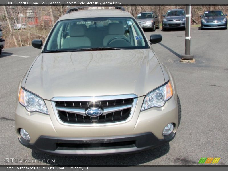 Harvest Gold Metallic / Warm Ivory 2008 Subaru Outback 2.5i Wagon