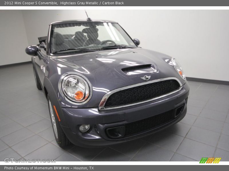 Highclass Gray Metallic / Carbon Black 2012 Mini Cooper S Convertible