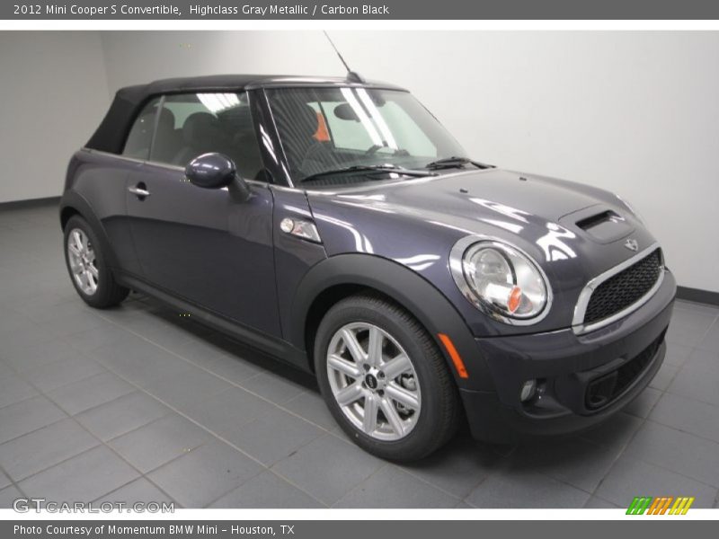 Highclass Gray Metallic / Carbon Black 2012 Mini Cooper S Convertible