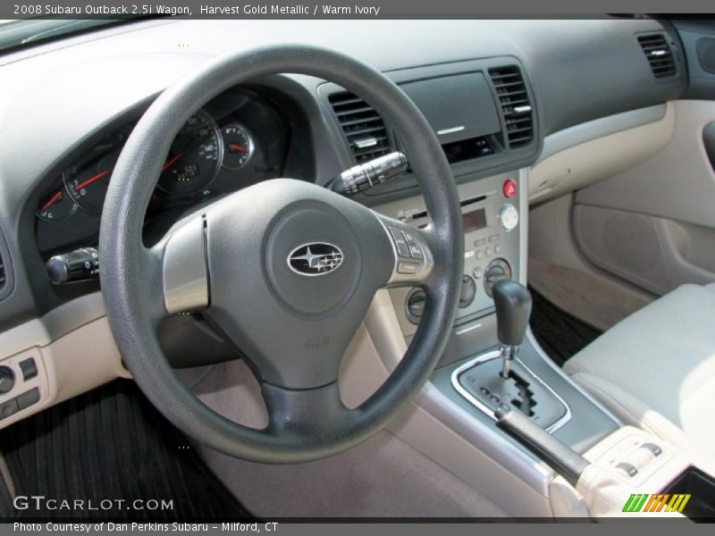 Harvest Gold Metallic / Warm Ivory 2008 Subaru Outback 2.5i Wagon
