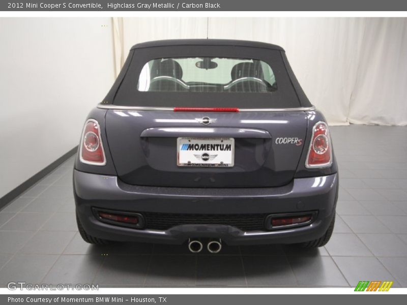 Highclass Gray Metallic / Carbon Black 2012 Mini Cooper S Convertible