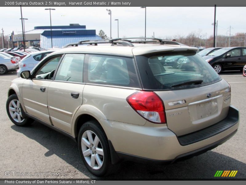 Harvest Gold Metallic / Warm Ivory 2008 Subaru Outback 2.5i Wagon