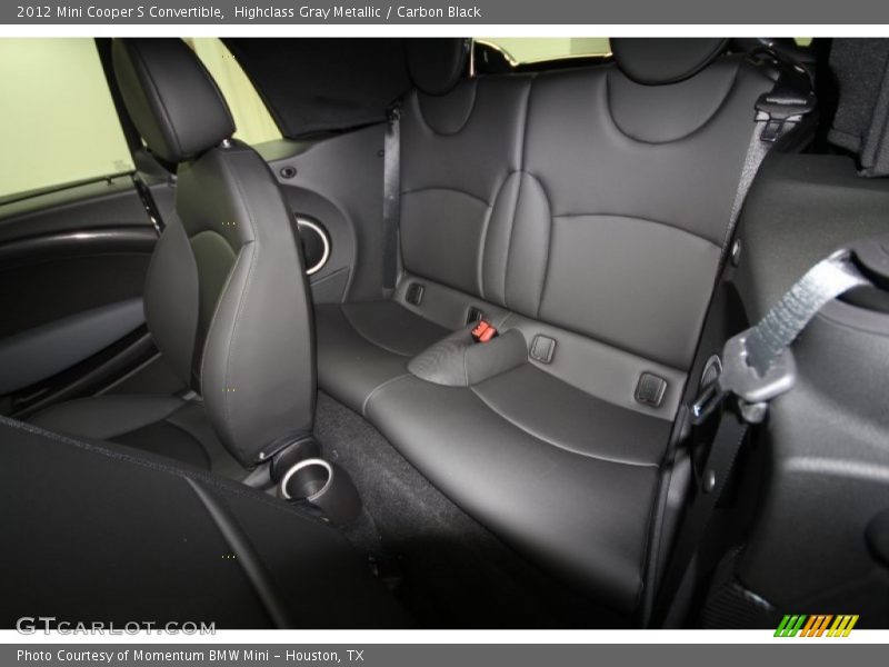  2012 Cooper S Convertible Carbon Black Interior