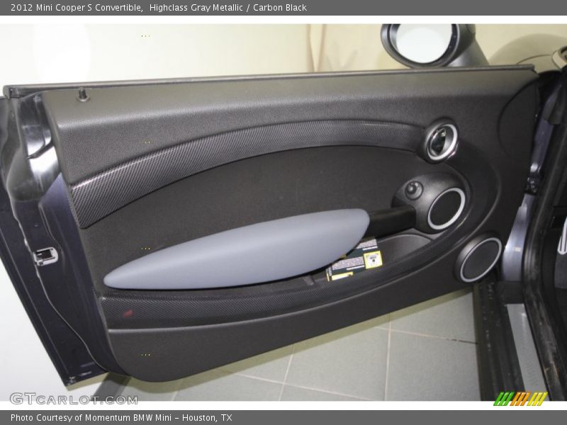 Highclass Gray Metallic / Carbon Black 2012 Mini Cooper S Convertible