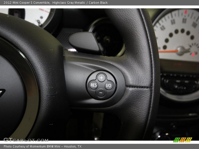 Highclass Gray Metallic / Carbon Black 2012 Mini Cooper S Convertible