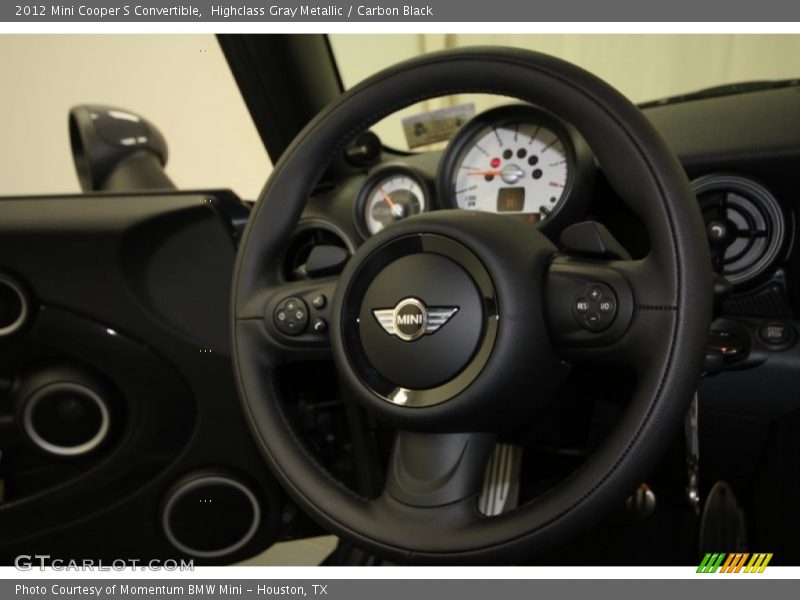 Highclass Gray Metallic / Carbon Black 2012 Mini Cooper S Convertible