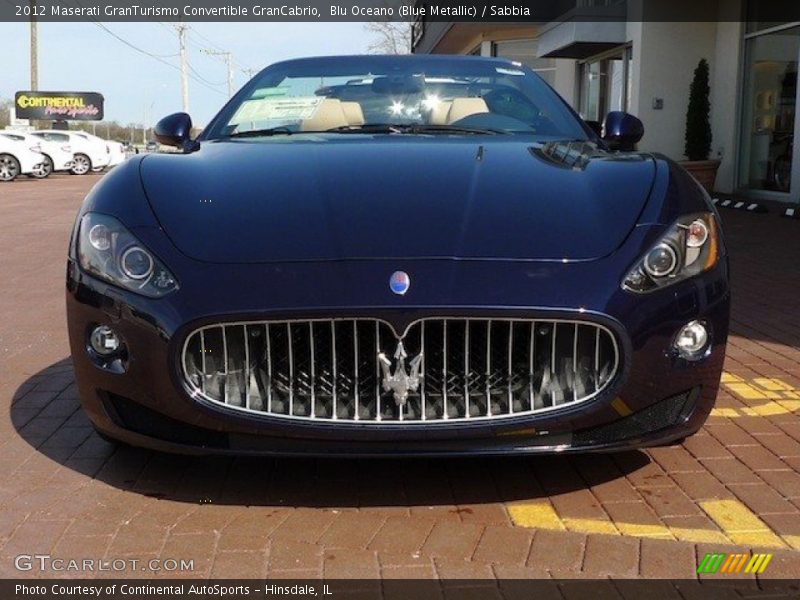 Blu Oceano (Blue Metallic) / Sabbia 2012 Maserati GranTurismo Convertible GranCabrio