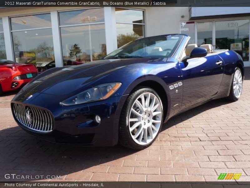 Blu Oceano (Blue Metallic) / Sabbia 2012 Maserati GranTurismo Convertible GranCabrio