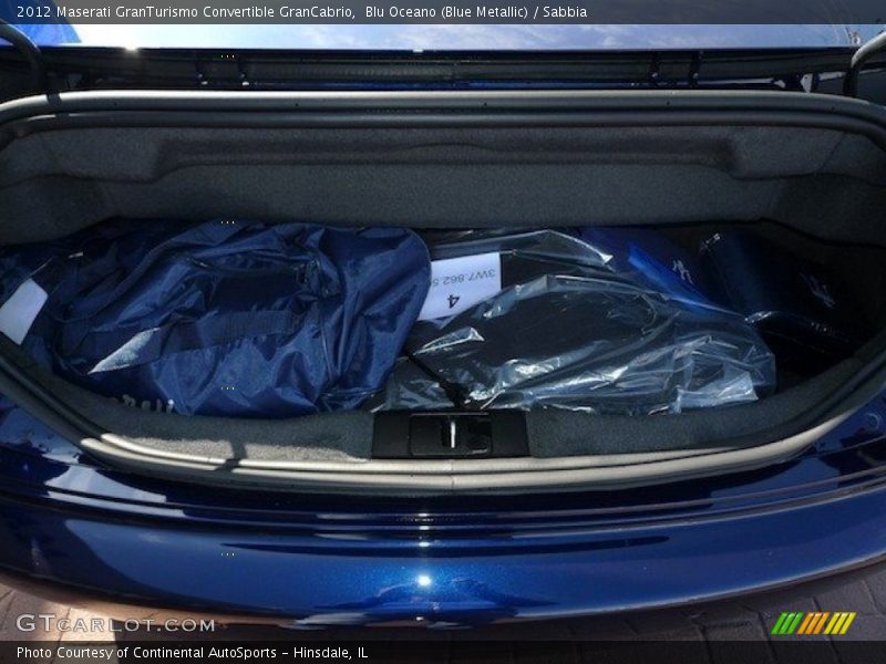 Blu Oceano (Blue Metallic) / Sabbia 2012 Maserati GranTurismo Convertible GranCabrio