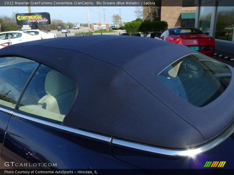 Blu Oceano (Blue Metallic) / Sabbia 2012 Maserati GranTurismo Convertible GranCabrio