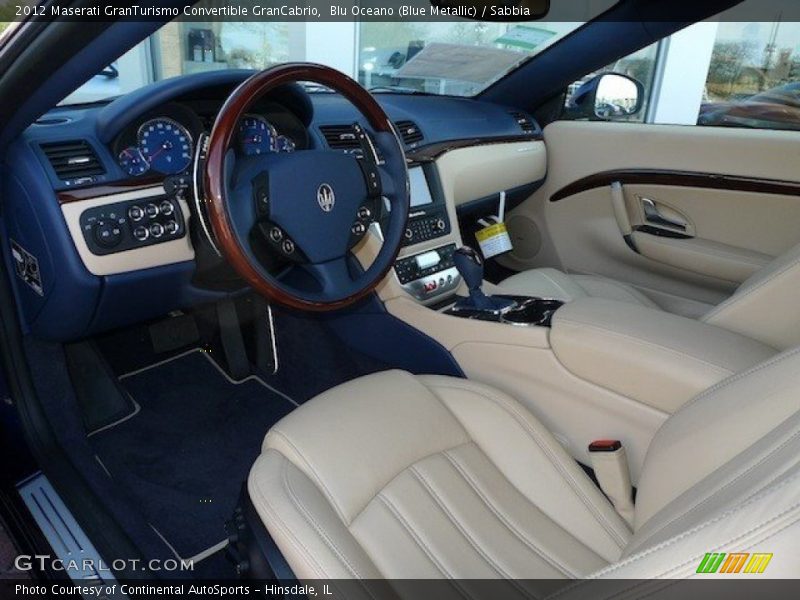  2012 GranTurismo Convertible GranCabrio Sabbia Interior