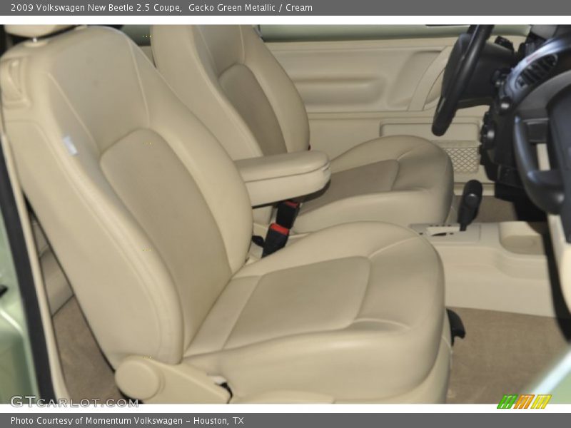 Gecko Green Metallic / Cream 2009 Volkswagen New Beetle 2.5 Coupe