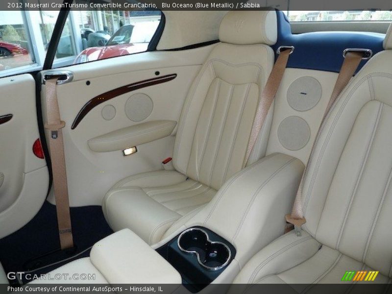 Rear Seat of 2012 GranTurismo Convertible GranCabrio