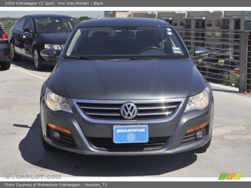 Iron Grey Metallic / Black 2009 Volkswagen CC Sport