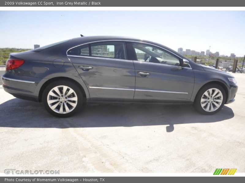 Iron Grey Metallic / Black 2009 Volkswagen CC Sport