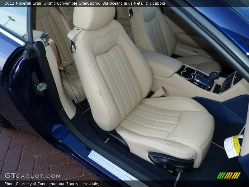  2012 GranTurismo Convertible GranCabrio Sabbia Interior