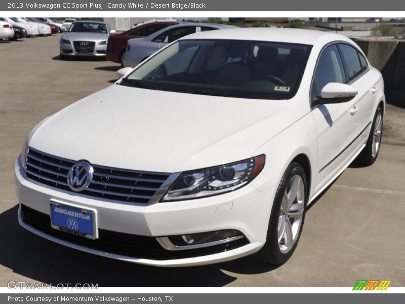 Candy White / Desert Beige/Black 2013 Volkswagen CC Sport Plus