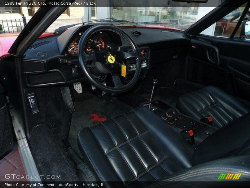 Black Interior - 1988 328 GTS 