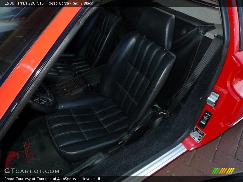 Rosso Corsa (Red) / Black 1988 Ferrari 328 GTS