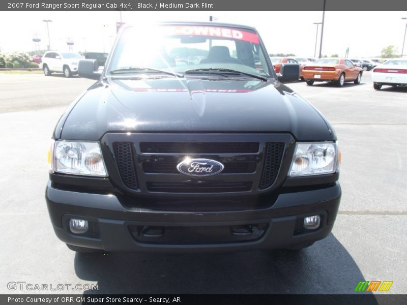 Black / Medium Dark Flint 2007 Ford Ranger Sport Regular Cab 4x4