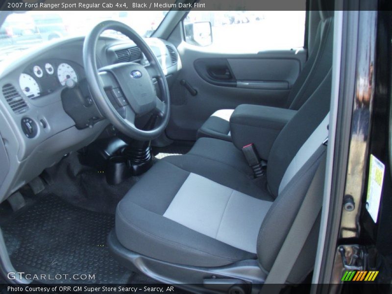 Black / Medium Dark Flint 2007 Ford Ranger Sport Regular Cab 4x4