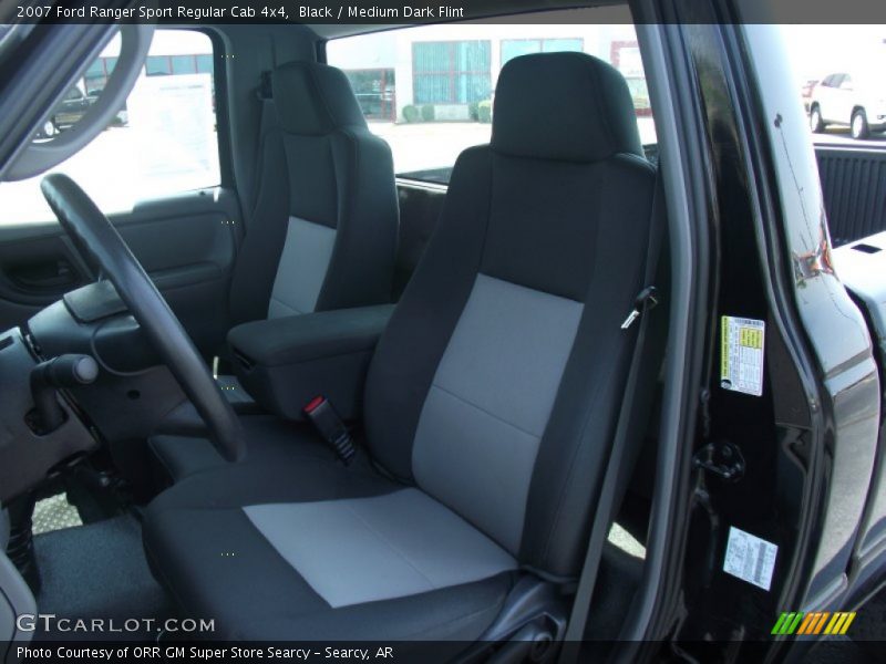 Black / Medium Dark Flint 2007 Ford Ranger Sport Regular Cab 4x4