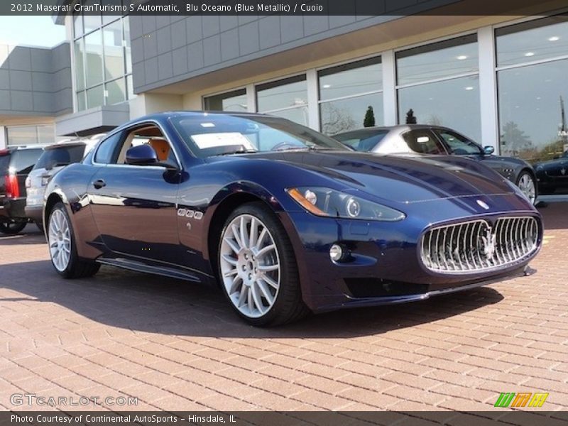 Blu Oceano (Blue Metallic) / Cuoio 2012 Maserati GranTurismo S Automatic