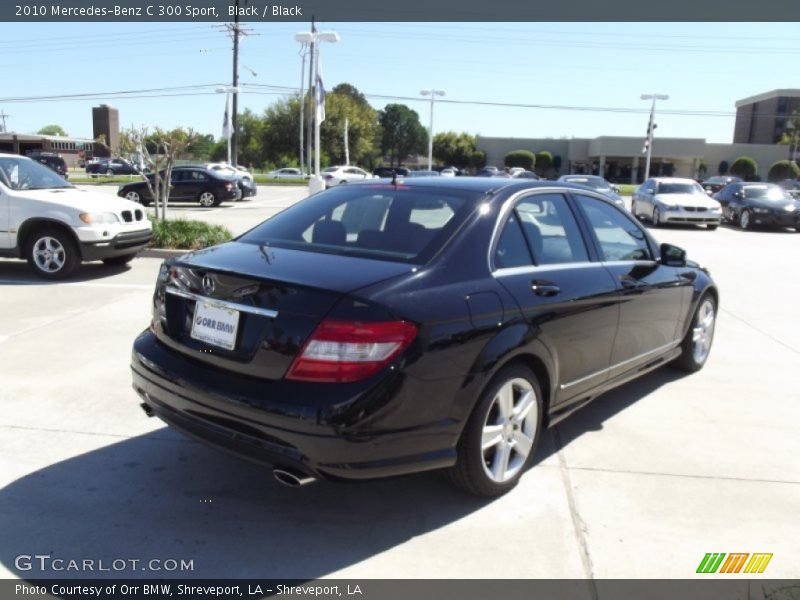 Black / Black 2010 Mercedes-Benz C 300 Sport
