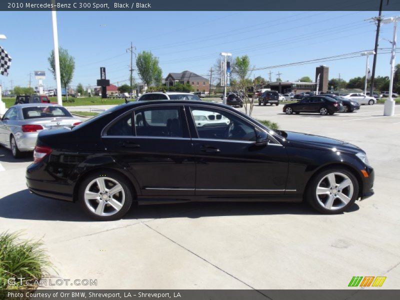 Black / Black 2010 Mercedes-Benz C 300 Sport