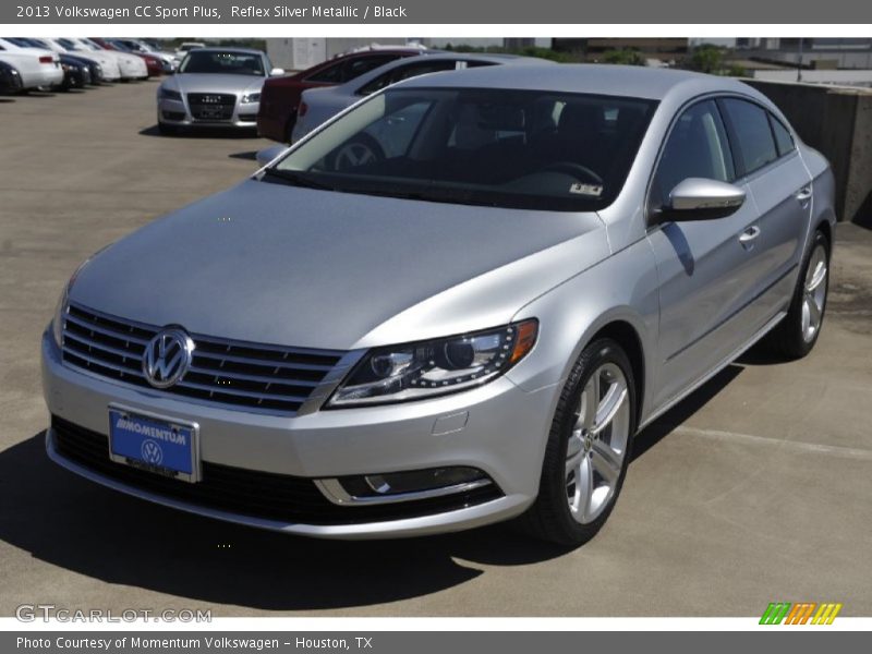 Reflex Silver Metallic / Black 2013 Volkswagen CC Sport Plus