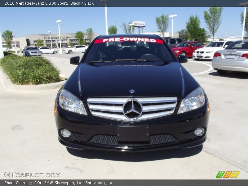 Black / Black 2010 Mercedes-Benz C 300 Sport