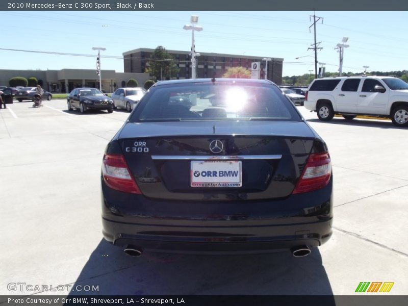 Black / Black 2010 Mercedes-Benz C 300 Sport
