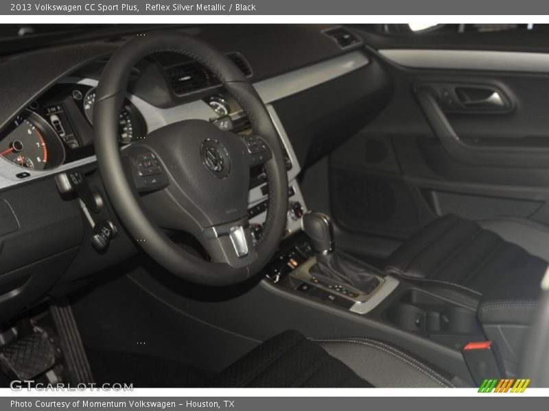 Reflex Silver Metallic / Black 2013 Volkswagen CC Sport Plus