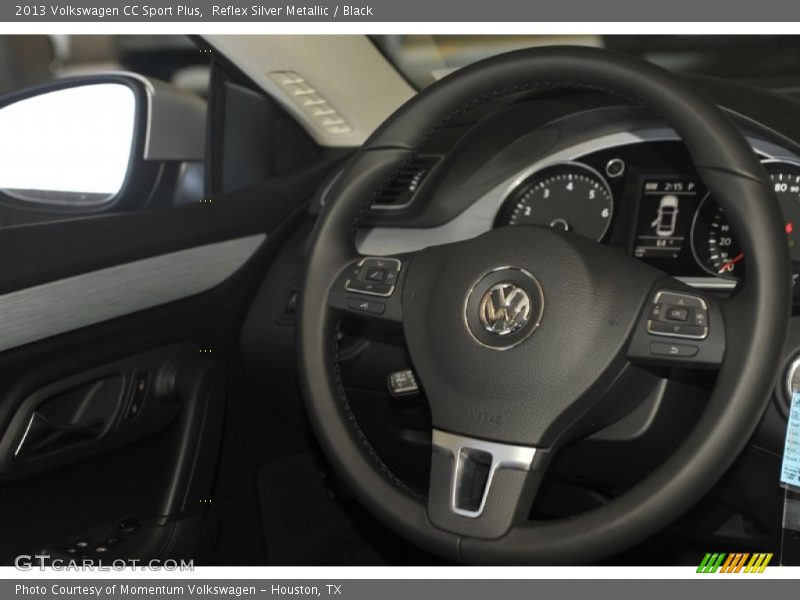Reflex Silver Metallic / Black 2013 Volkswagen CC Sport Plus