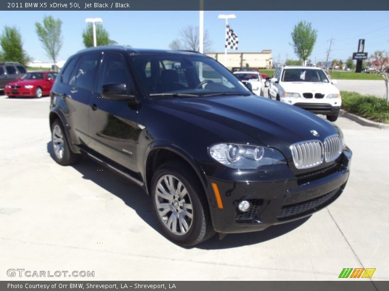 Jet Black / Black 2011 BMW X5 xDrive 50i