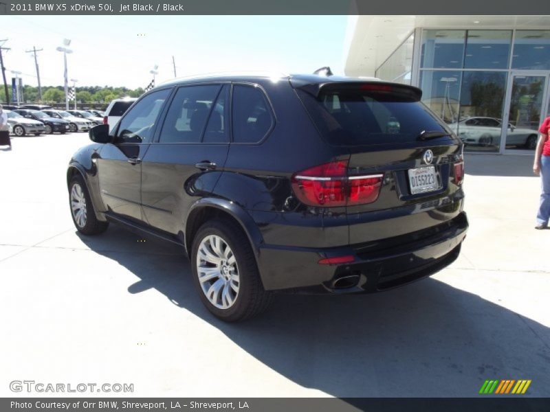 Jet Black / Black 2011 BMW X5 xDrive 50i