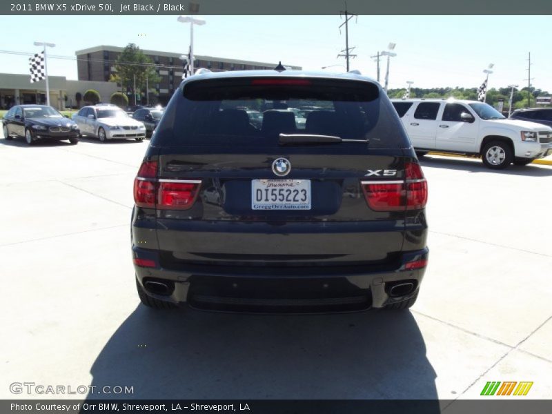 Jet Black / Black 2011 BMW X5 xDrive 50i
