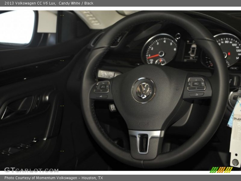 Candy White / Black 2013 Volkswagen CC V6 Lux