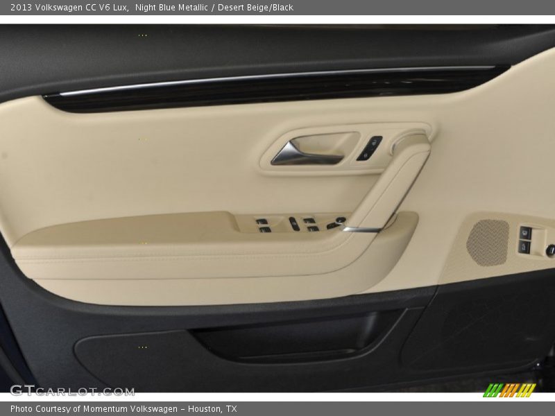 Night Blue Metallic / Desert Beige/Black 2013 Volkswagen CC V6 Lux