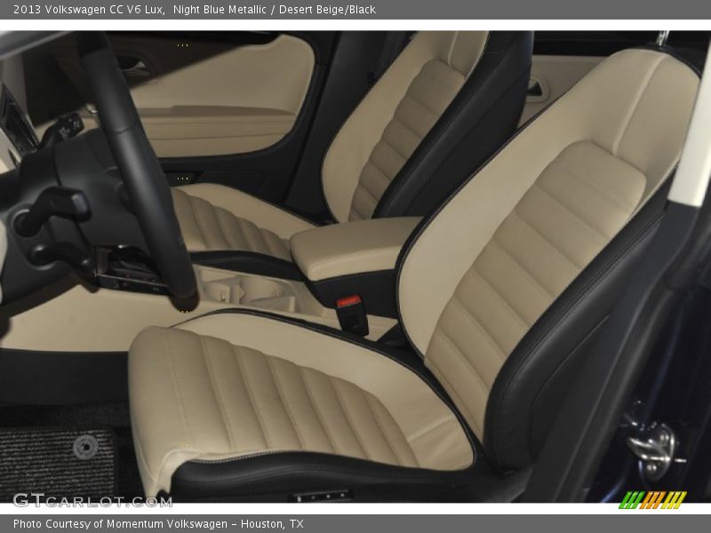 Night Blue Metallic / Desert Beige/Black 2013 Volkswagen CC V6 Lux