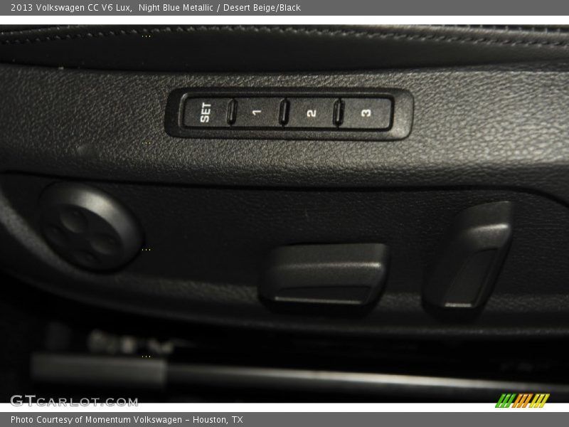 Night Blue Metallic / Desert Beige/Black 2013 Volkswagen CC V6 Lux