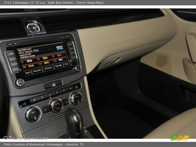 Night Blue Metallic / Desert Beige/Black 2013 Volkswagen CC V6 Lux