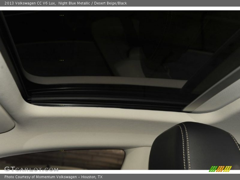 Night Blue Metallic / Desert Beige/Black 2013 Volkswagen CC V6 Lux