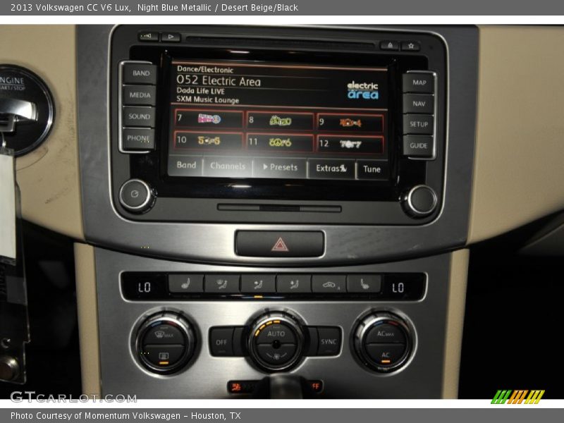 Night Blue Metallic / Desert Beige/Black 2013 Volkswagen CC V6 Lux