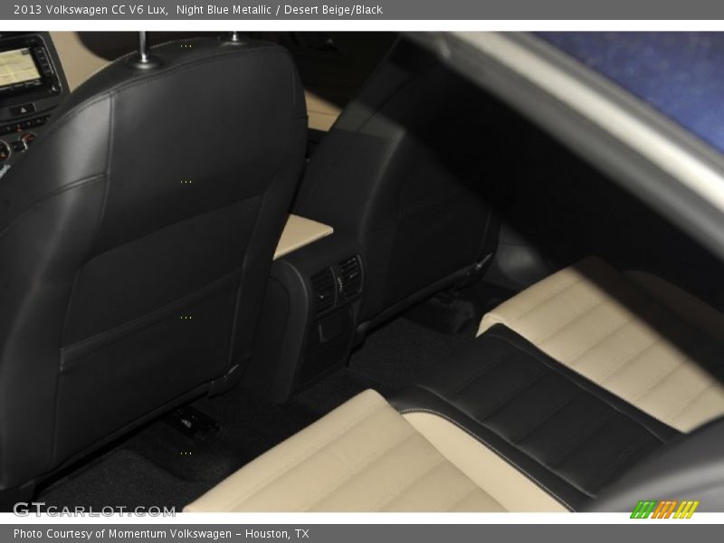 Night Blue Metallic / Desert Beige/Black 2013 Volkswagen CC V6 Lux