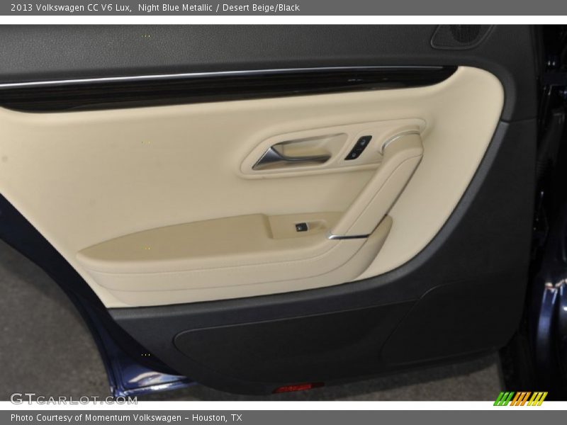 Night Blue Metallic / Desert Beige/Black 2013 Volkswagen CC V6 Lux