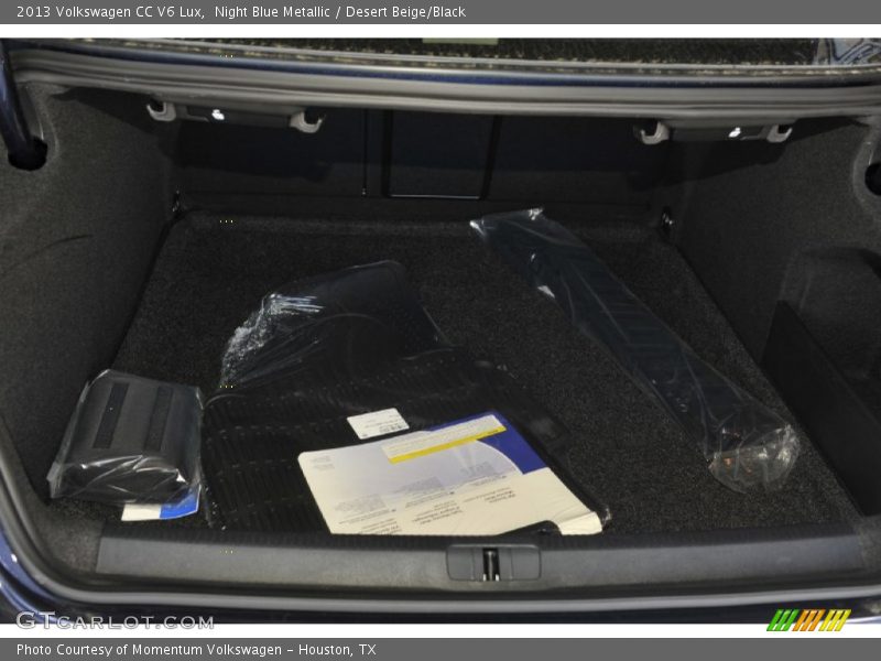 Night Blue Metallic / Desert Beige/Black 2013 Volkswagen CC V6 Lux