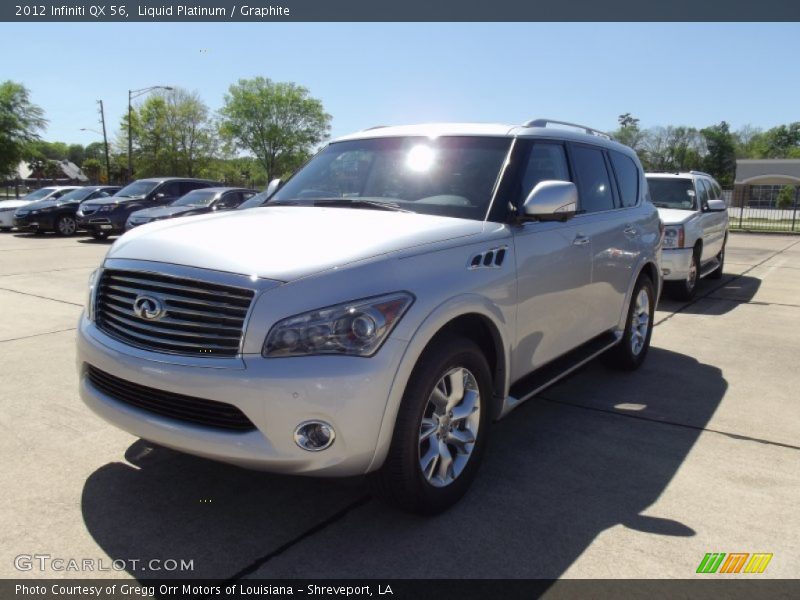 Liquid Platinum / Graphite 2012 Infiniti QX 56