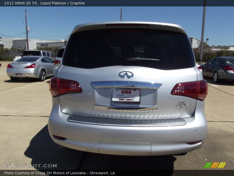 Liquid Platinum / Graphite 2012 Infiniti QX 56